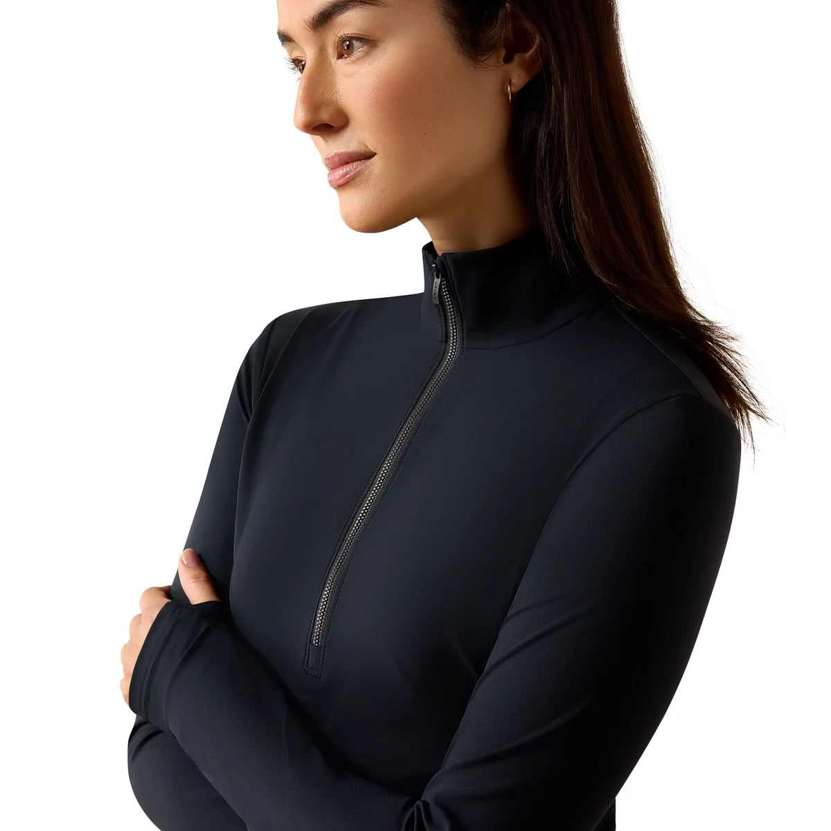 Ariat Wms Solveil 1/2 Zip LS Baselayer Black