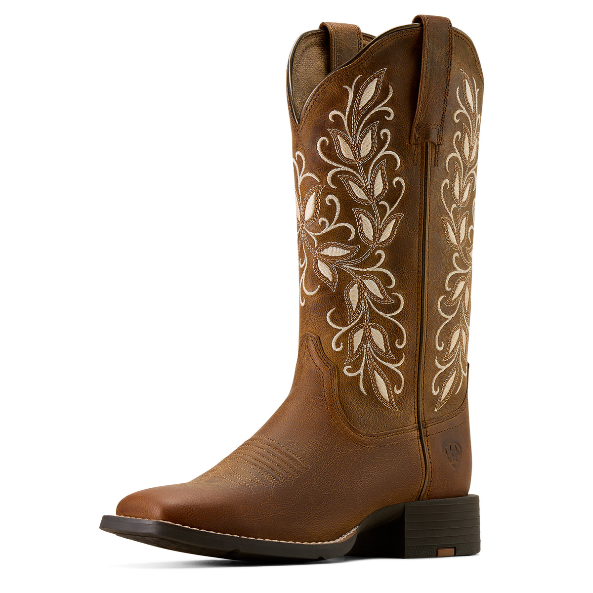 Ariat Wms Round Up Holly WST Pearl