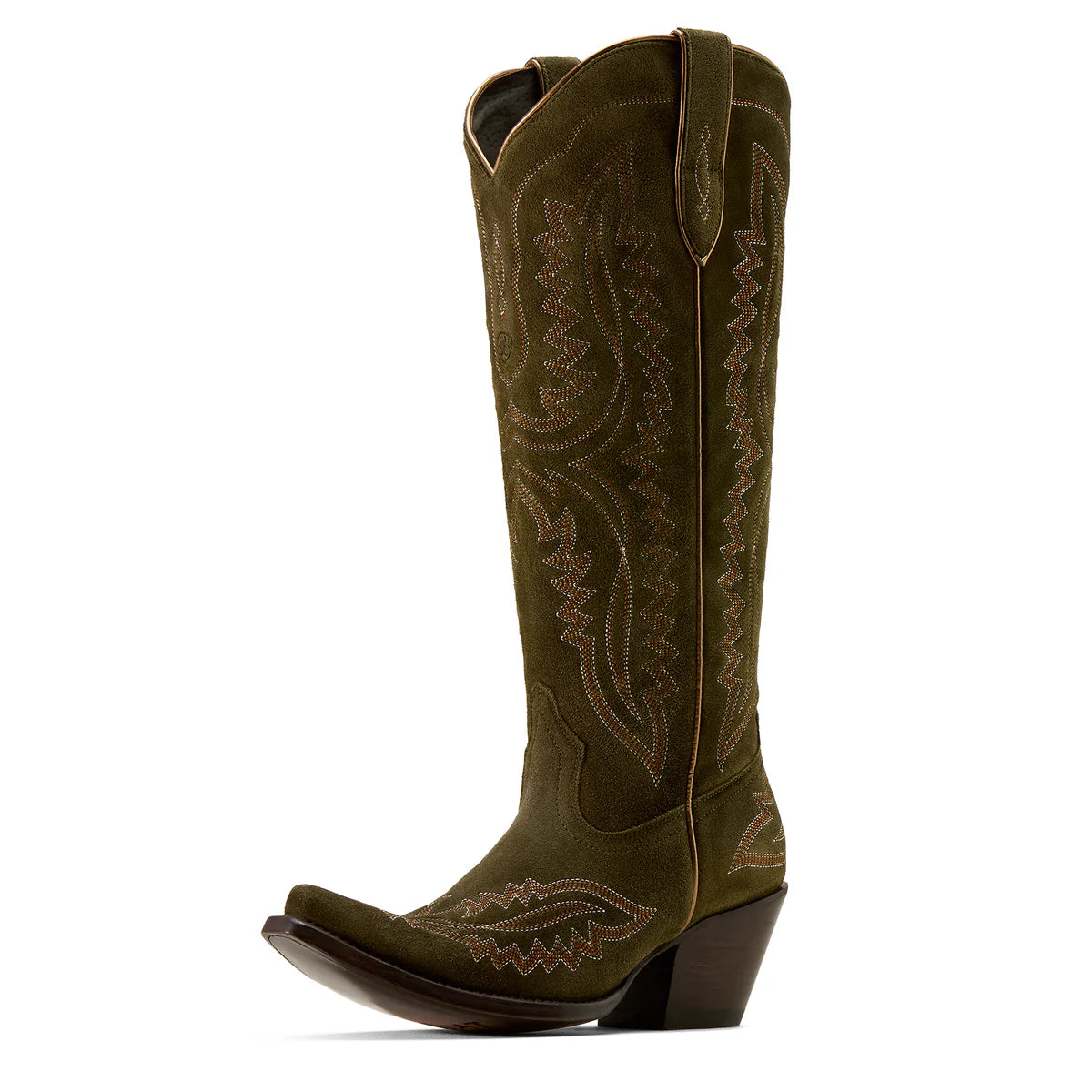 Ariat Wms Casanova X Toe Soft Olive Suede