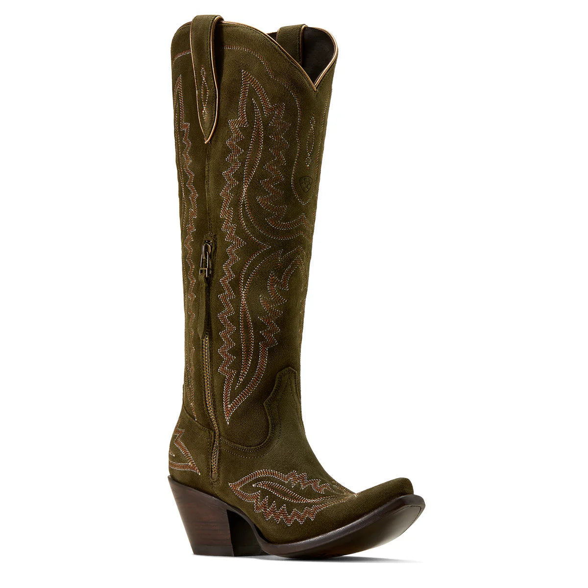 Ariat Wms Casanova X Toe Soft Olive Suede