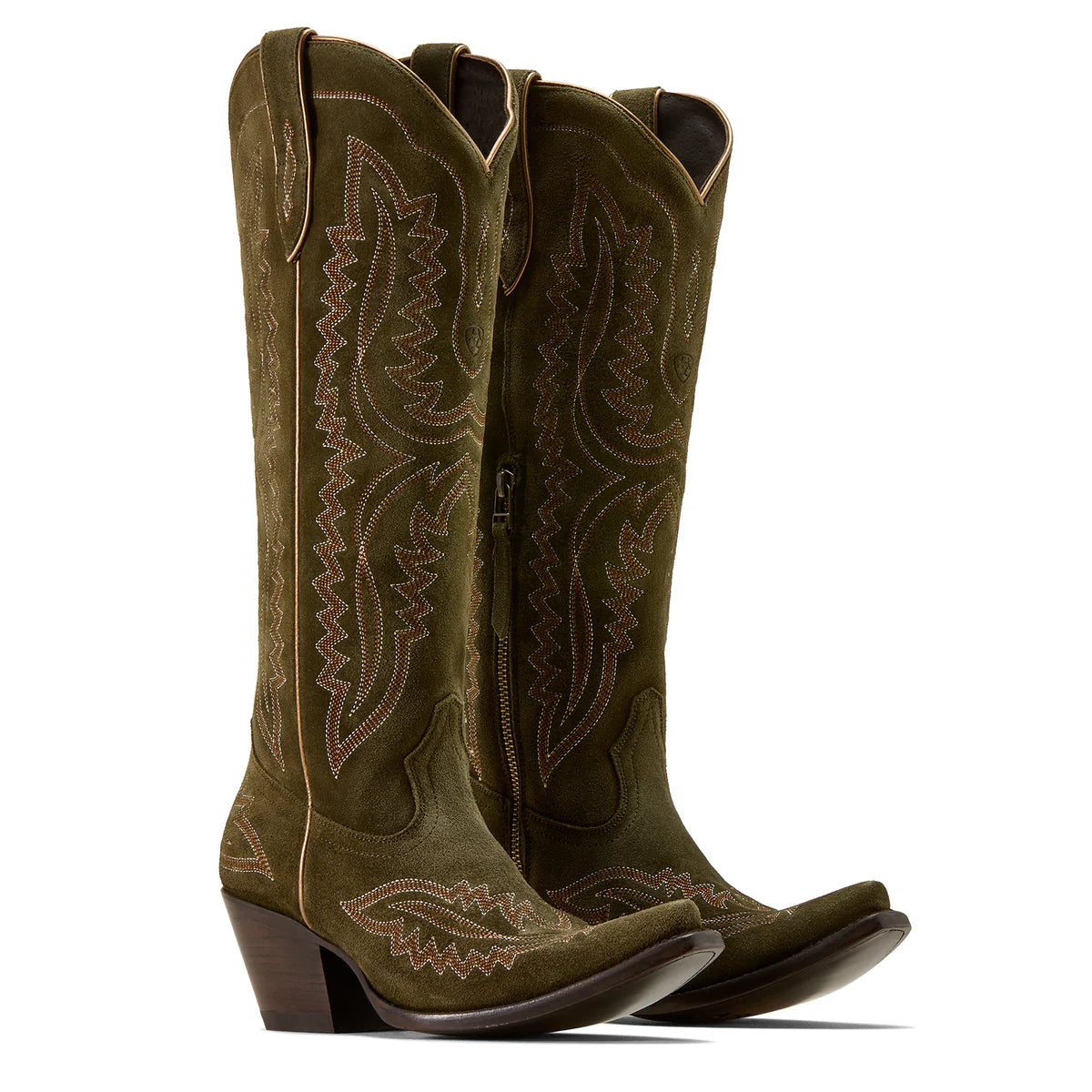 Ariat Wms Casanova X Toe Soft Olive Suede