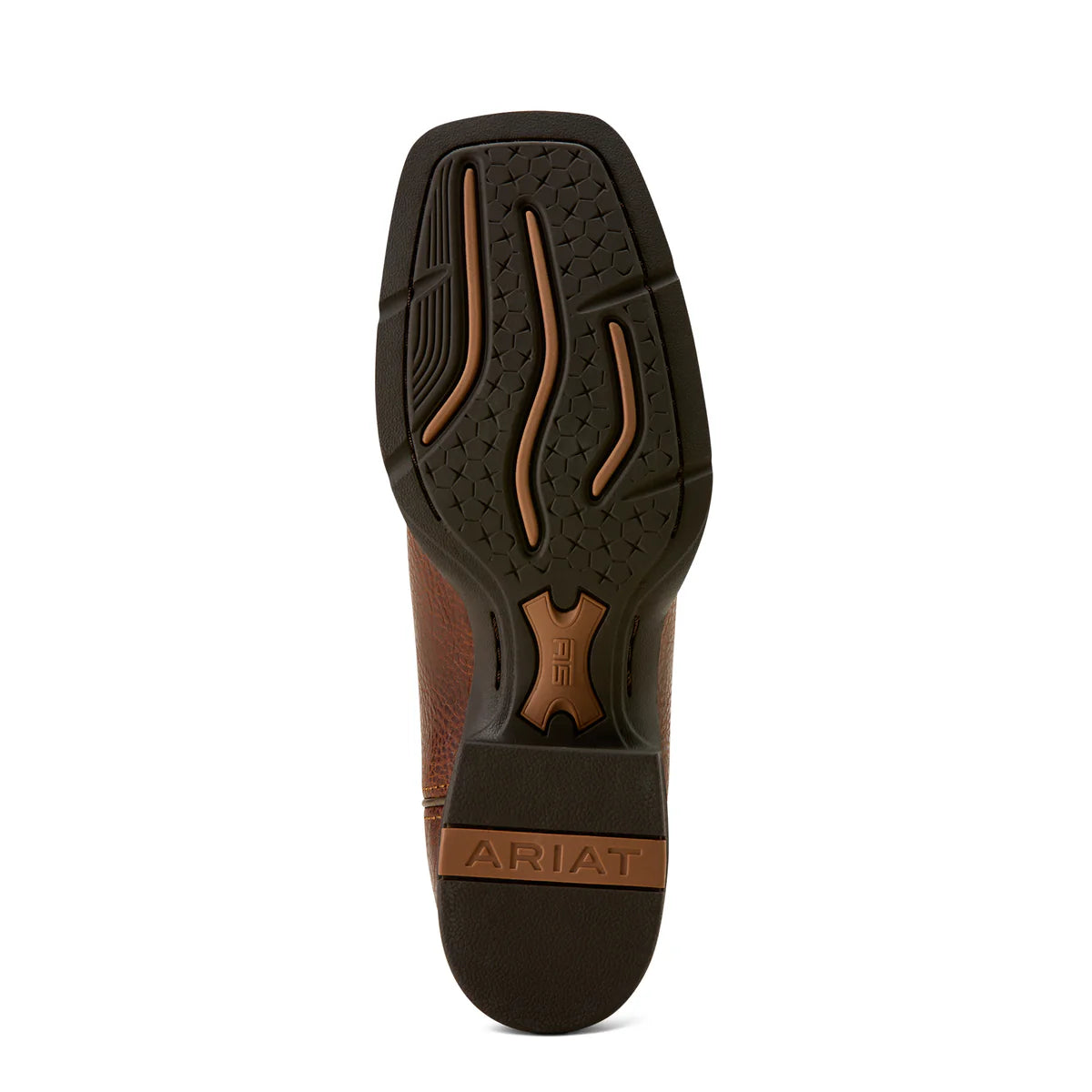 Ariat Wms Round Up Holy WST Beasty Brown/Metallic Sea