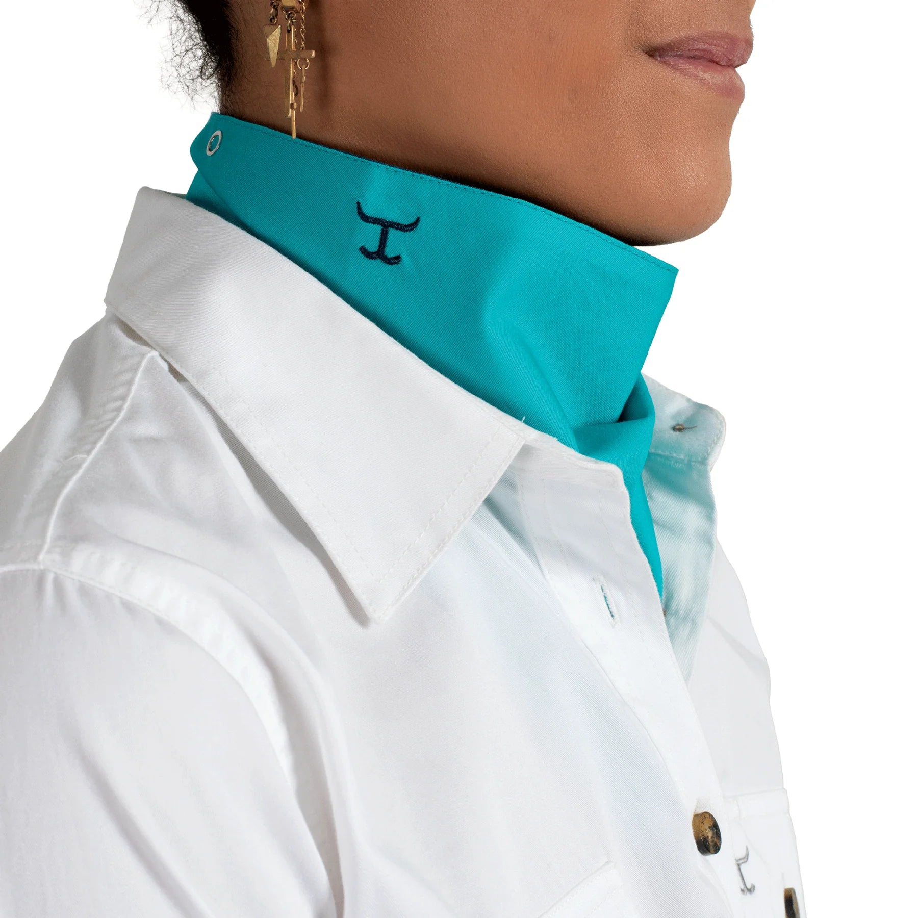 Just Country Uni Carlee Double Sided Scarf Cobalt/Turquoise