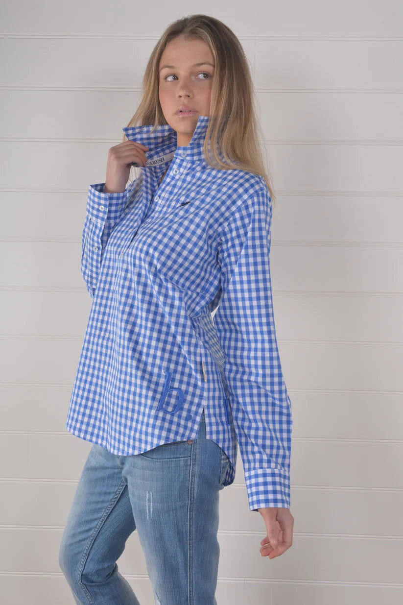 Bull Rush Seascape Blair Gingham Shirt