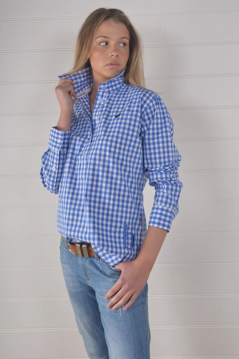 Bull Rush Seascape Blair Gingham Shirt