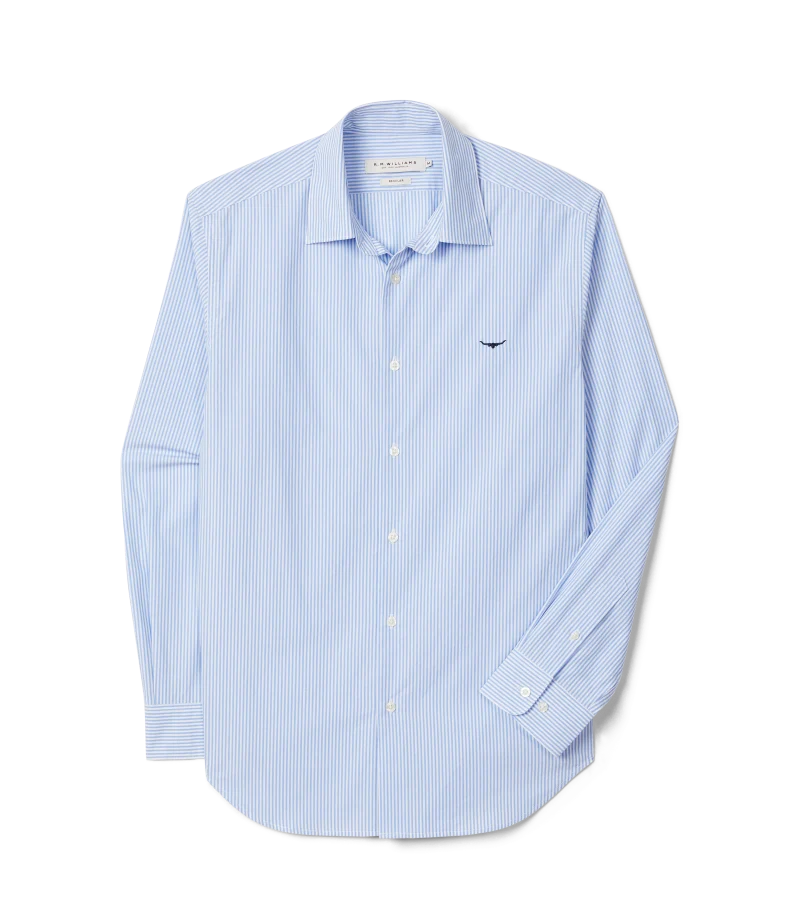 RM Williams Sommers Poplin Stripe Shirt