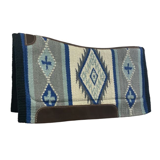 Showman 36x34 Wool Blanket Top Contoured Memory Felt Bottom Saddle Pad