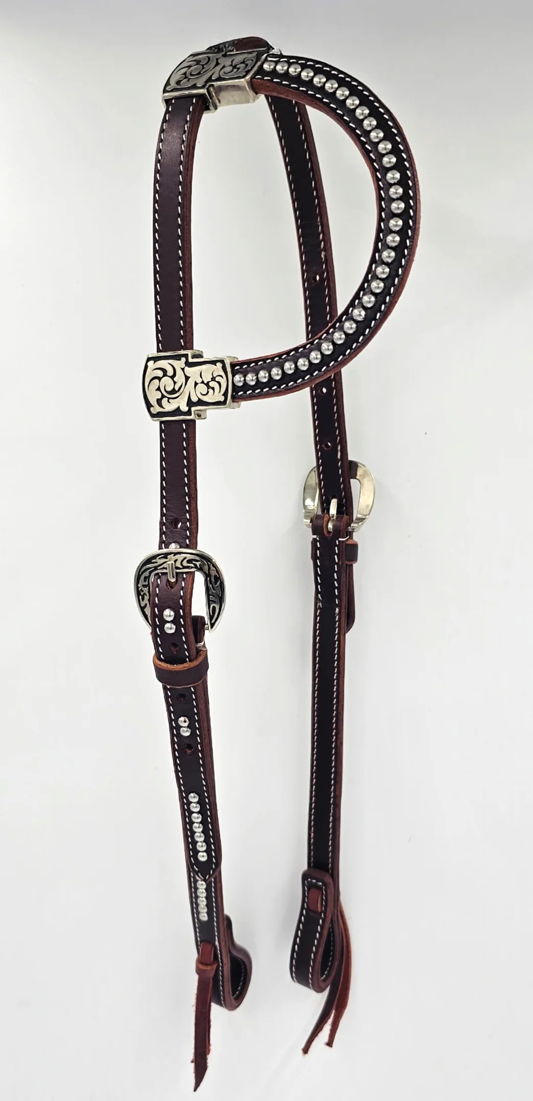 Smooth Like Cactus - Million Dollar Run USA Latigo Leather One Ear Bridle