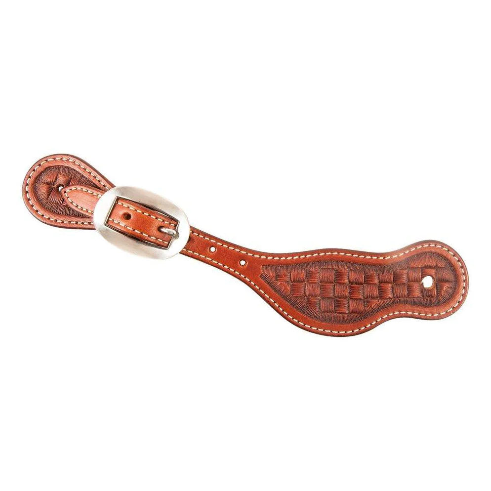 Martin Chestnut Mini Course Basket Weave Spur Straps