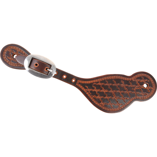Martin Saddlery Antique and Tooled Spur Straps