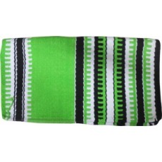Saddle Blanket Lime Green Black | Horse Supplies - western Pad | Saddleworld Ipswich