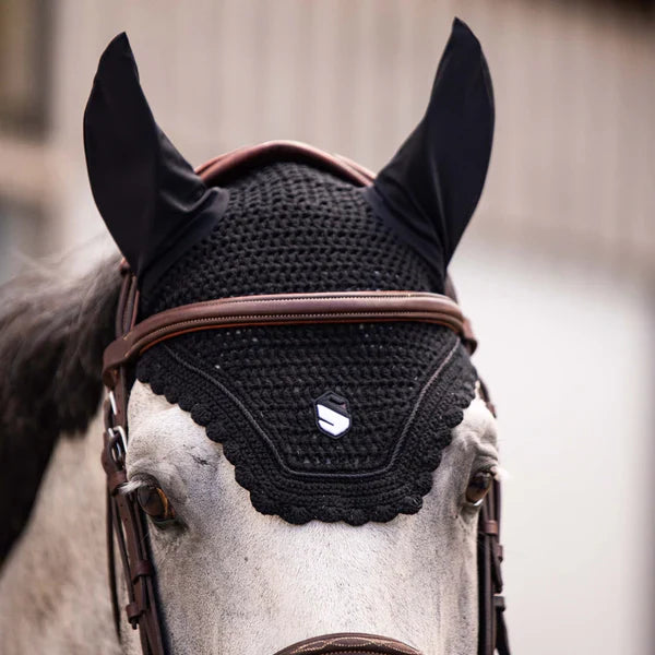 Samshield Flysheild Fly Veil Embroidery | Horse Supplies - Ear Bonnet | Saddleworld Ipswich