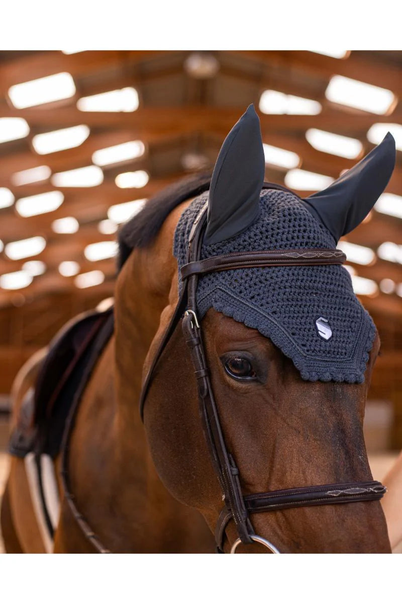 Samshield Flysheild Fly Veil Embroidery | Horse Supplies - Ear Bonnet | Saddleworld Ipswich