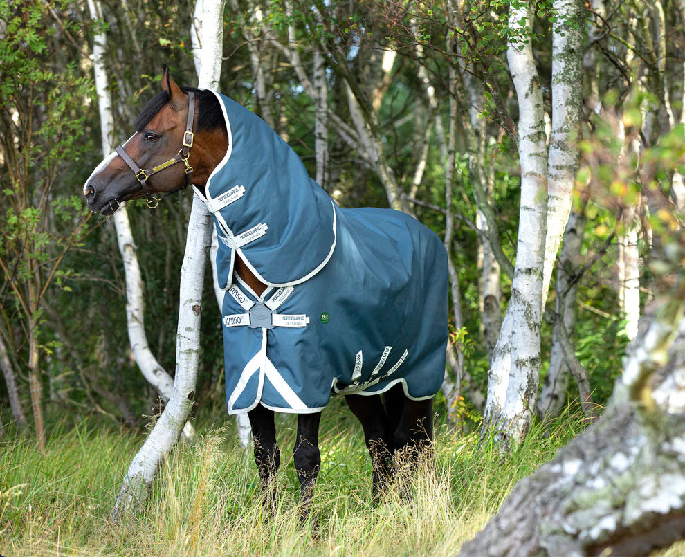 Amigo AmEco Plus Turnout 100g Teal with Grey