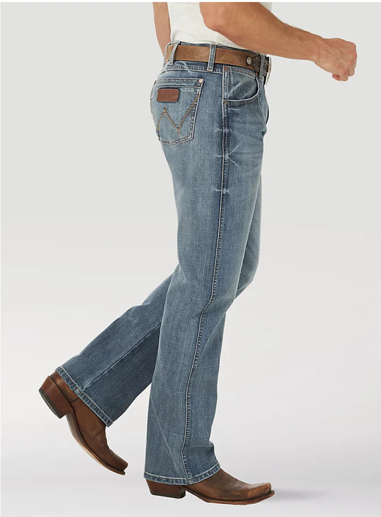 Wrangler Mens Greely Retro Boot Cut Jean | Country CLothing - Mens Jeans | Saddleworld Ipswich