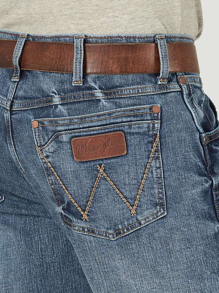 Wrangler Mens Greely Retro Boot Cut Jean