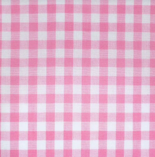 Just Country Wms Abbey Full Button Print Workshirt Pink Lemonade and White Check