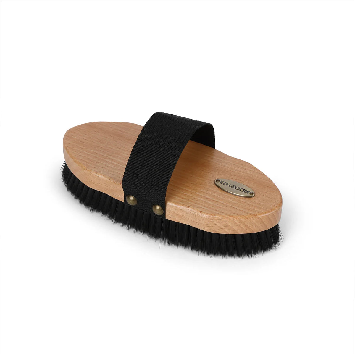 Shires EZI-GROOM Premium Body Brush 200mm/25mm Bristles | Stable Supplies - Grooming | Saddleworld Ipswich