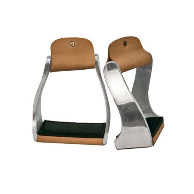 ShowmanLightweight Aluminium Twisted Pony/Youth | Horse Supplies - Stirrup Iron | Saddleworld Ipswich