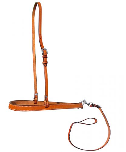 Showman Argentina Cow Leather Adjustable Smooth
Leather Noseband and Tie Down | Horse Supplies - Noseband | Saddleworld Ipswich