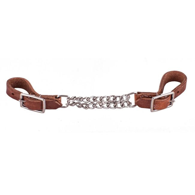Showman Harness Leather Adjustable Curb | Horse Supplies - Bits | Saddleworld Ipswich