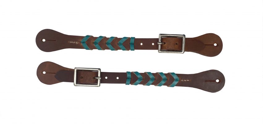 Showman Ladies Spur Strap with Accent Leather Color and Buckles | Rider Wear - Spurs | Saddleworld Ipswich
