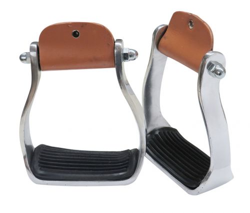 Showman Polished Aluminium Stirrup  | Horse Supplies - Stirrup Iron | Saddleworld Ispwich