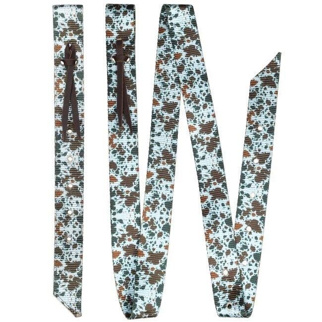 Showman Powder Blue Longhorn Nylon  | Horse Supplies - girth | Saddleworld Ipswich