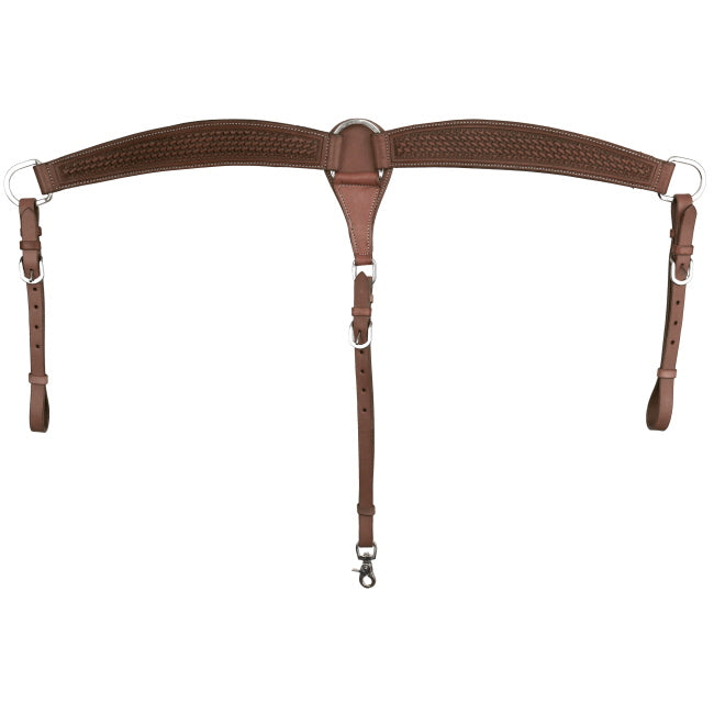 Showman Ropers Weave Breastplate | Horse Supplies - Breastplate | Saddleworld Ipswich