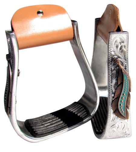 Showman Silver Engraved Stirrups  | Horse Supplies - Stirrup Irons | Saddleworld Ipswich