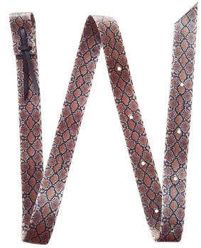 Showman Snake Print Tie Strap | Horse Supplies - Girths | Saddleworld Ipswich