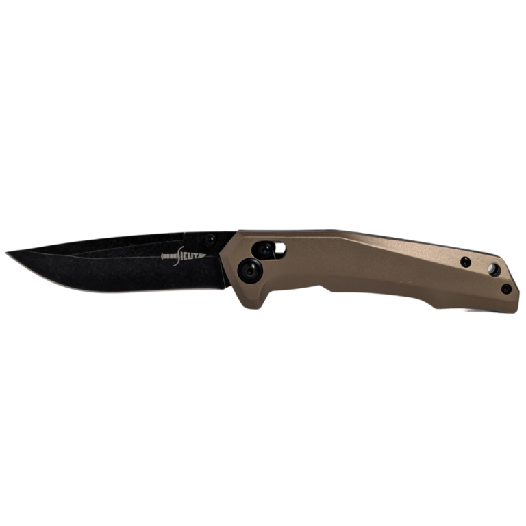 Sicut EDC AXIS Lock 3.5in Tan Handle | Giftware - Pocket Knife | Saddleworld Ipswich