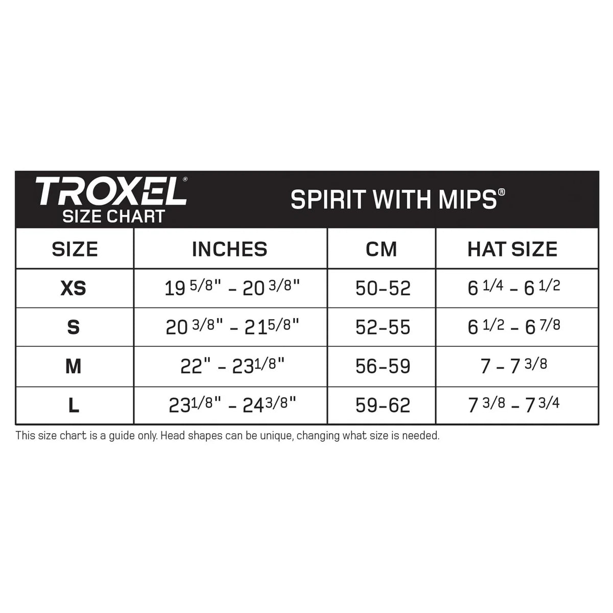 Troxel Spirit with MIPS Helmet Black Duratec