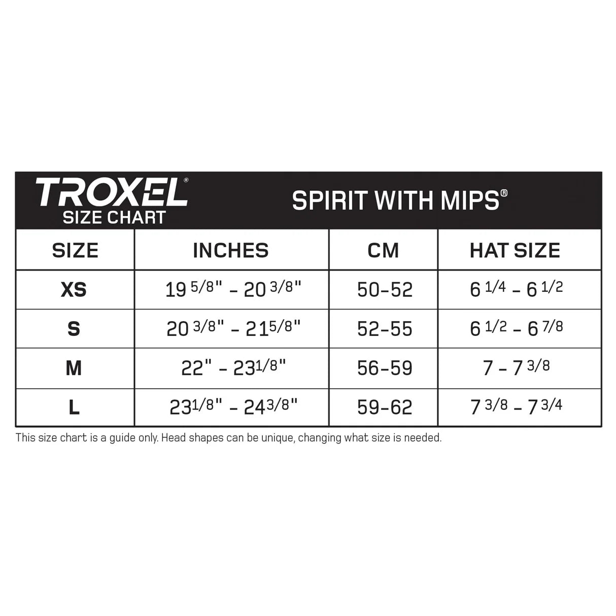 Troxel Spirit with MIPS Helmet Black Duratec