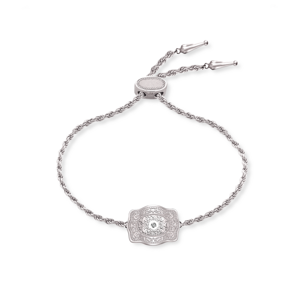 Spur West Mini Blet Buckle Bracelet (Amelia Rose) - Silver | Giftware - Bracelet | Saddleworld Ipswich