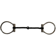 Stainless Steel Offset Dee with Twisted Sweet Iron | Horse Supplies - Bit | Saddleworld Ipswich