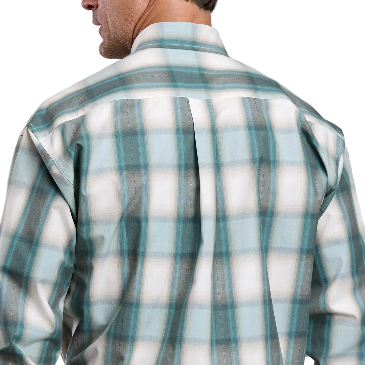 Stetson Mns Collection LS Shirt Plaid Blue | Country Clothing - Mens Shirt | Saddleworld Ipswich