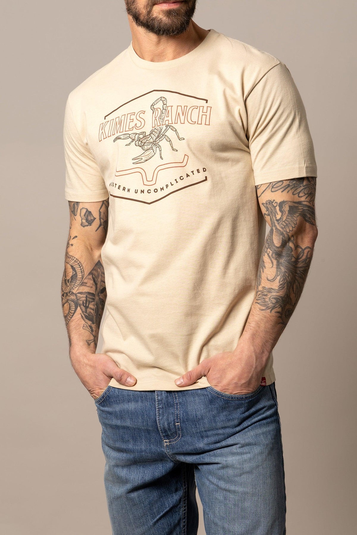 Kimes Ranch Sting T Shirt Cream