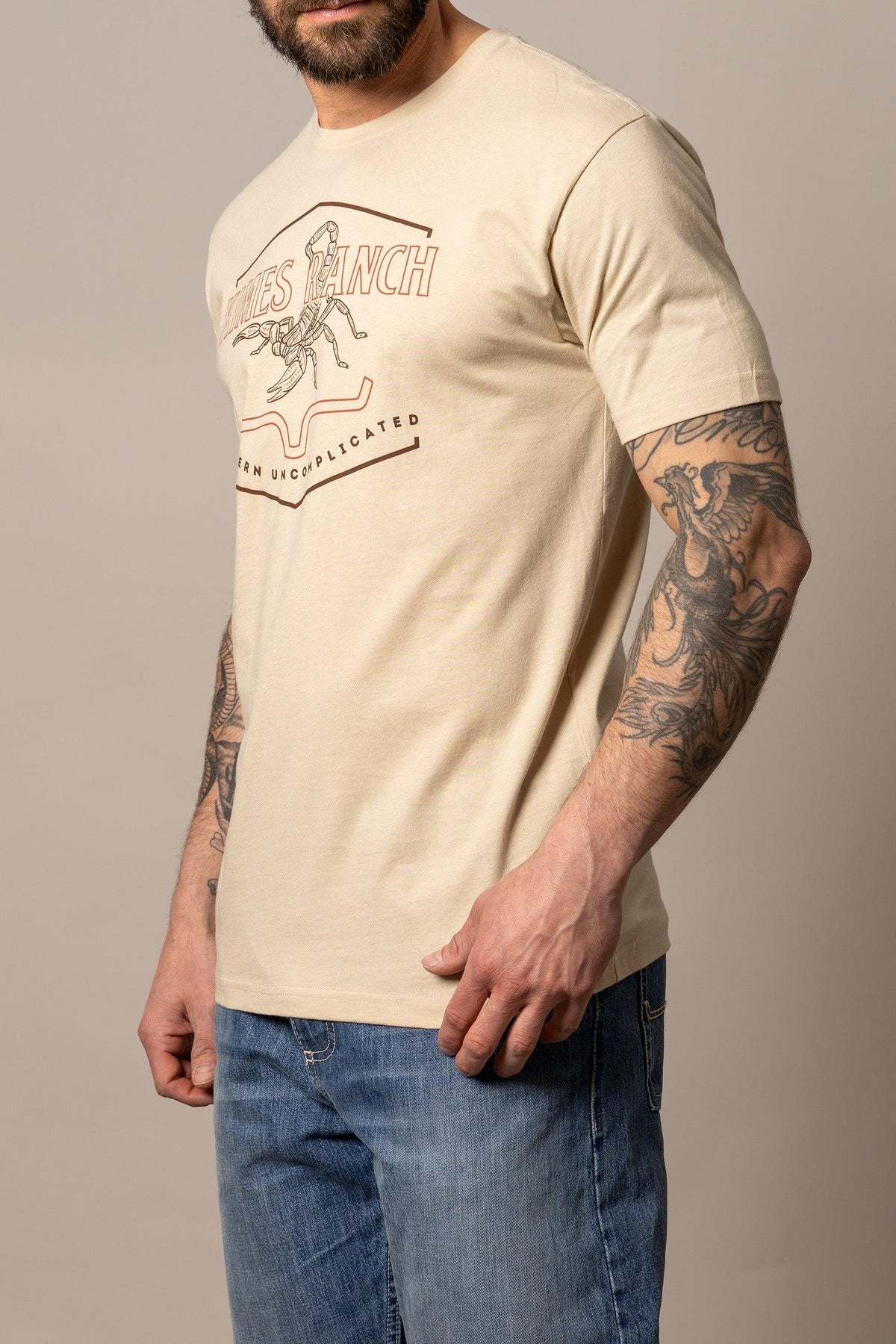 Kimes Ranch Sting T Shirt Cream