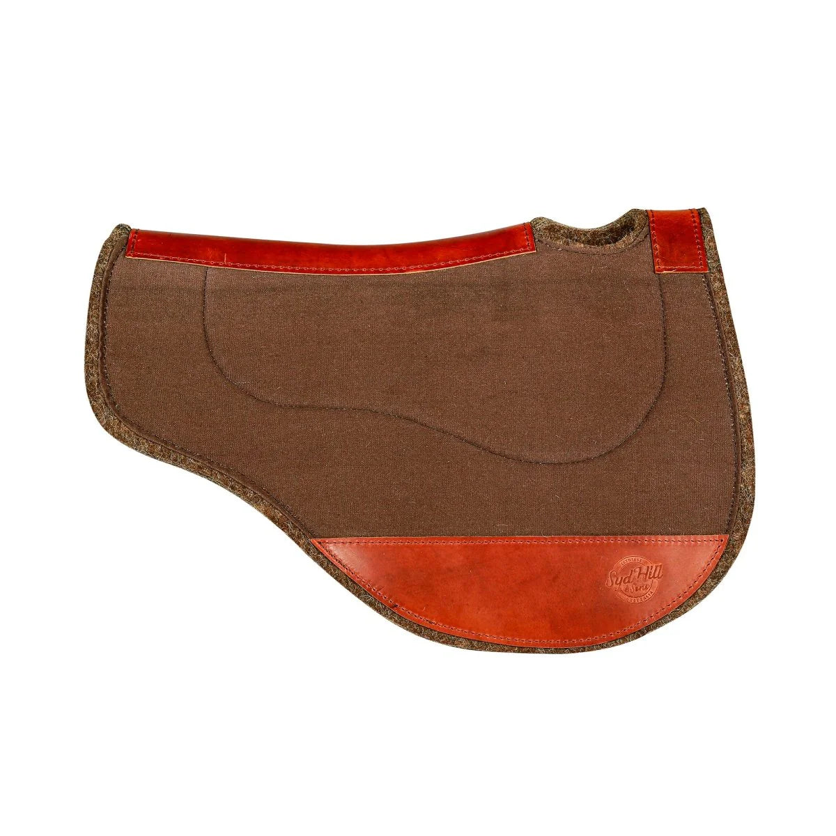 Syd Hill Contoured Barrel Saddle Pad - Short 12mm | Horse Supplies - Western Pads | Saddleworld Ipswich