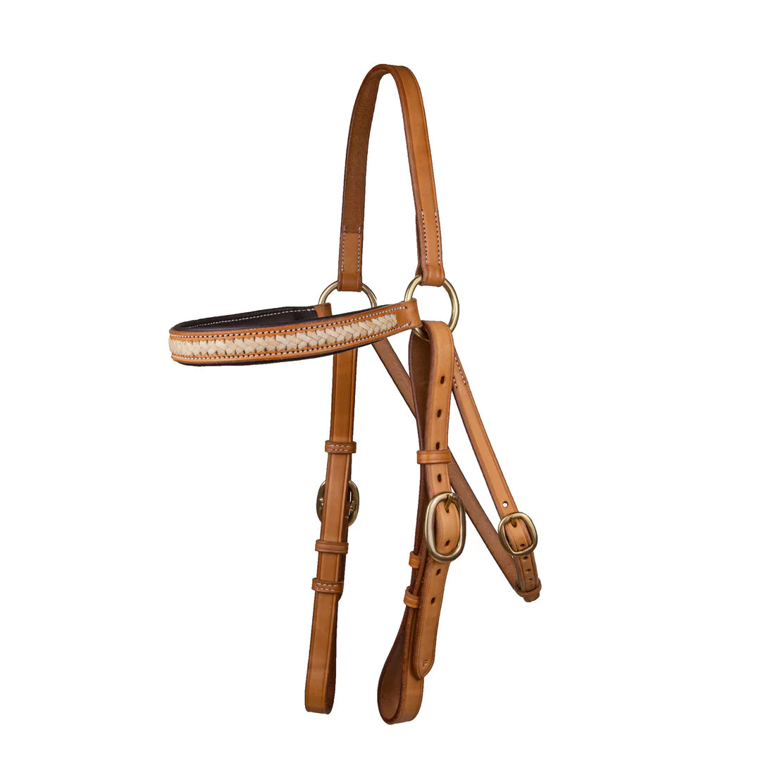 Syd Hill Rawhide Browband Barcoo Bridle Head | Horse Supplies - Bridle | Saddleworld Ipswich