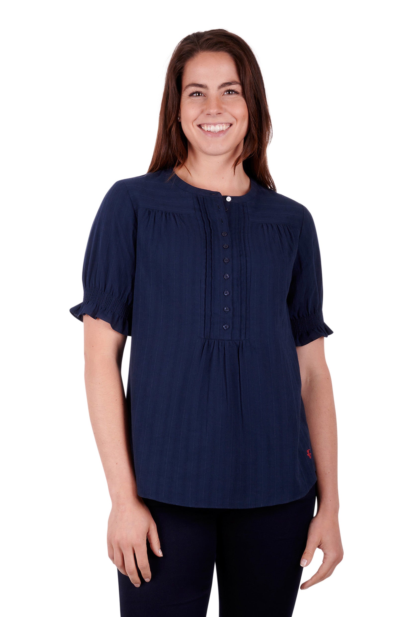 Thomas Cook Wmns Kaylie SS Blouse - Black Friday Sale