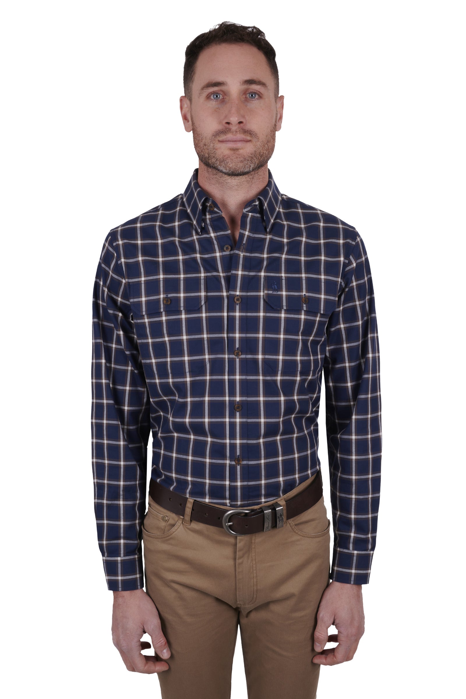 Thomas Cook Mens Peter 2 Pocket LS Shirt - Black Friday Sale