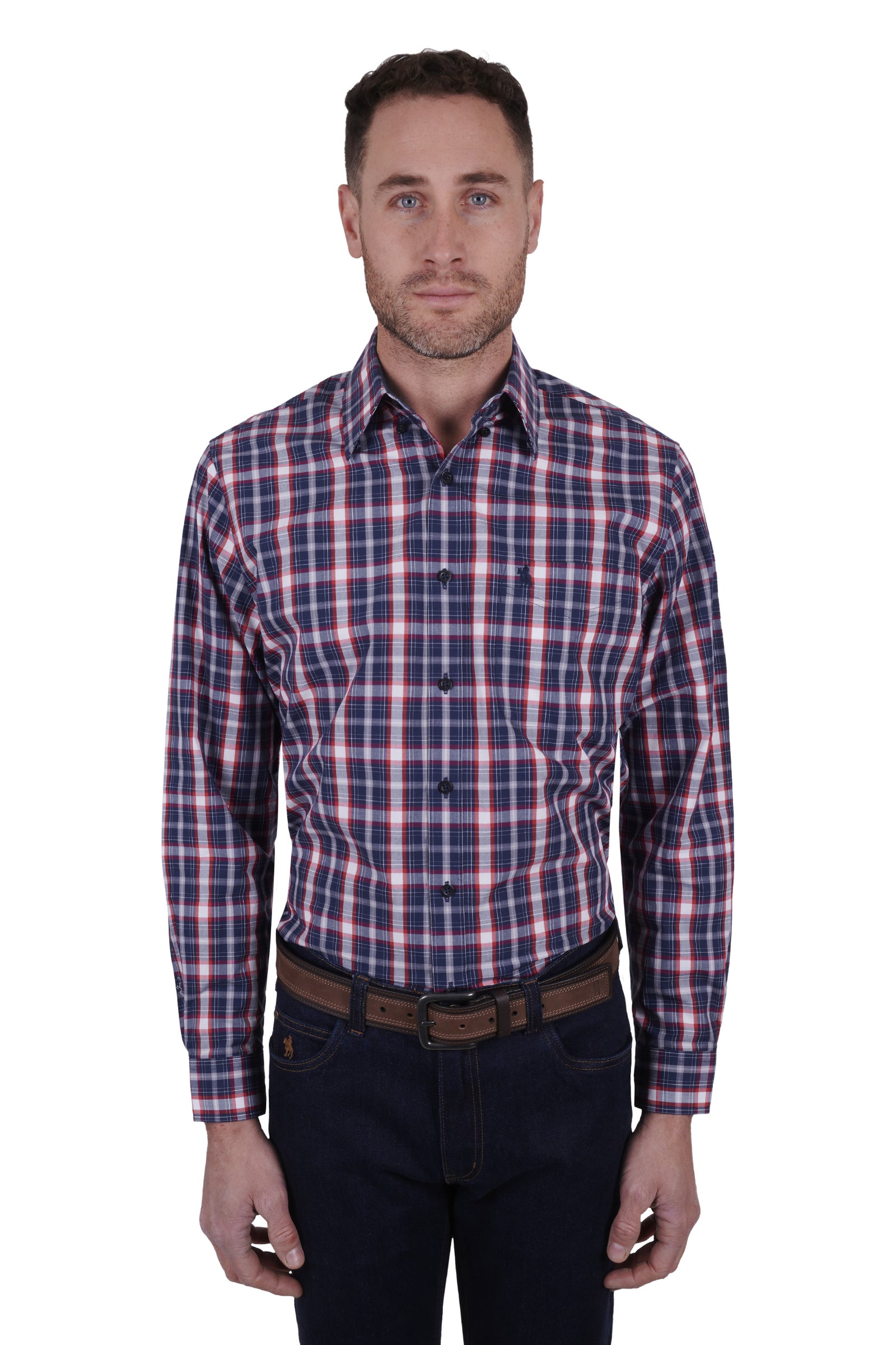 Thomas Cook Mens Colby 1 Pocket LS Shirt - Black Friday Sale