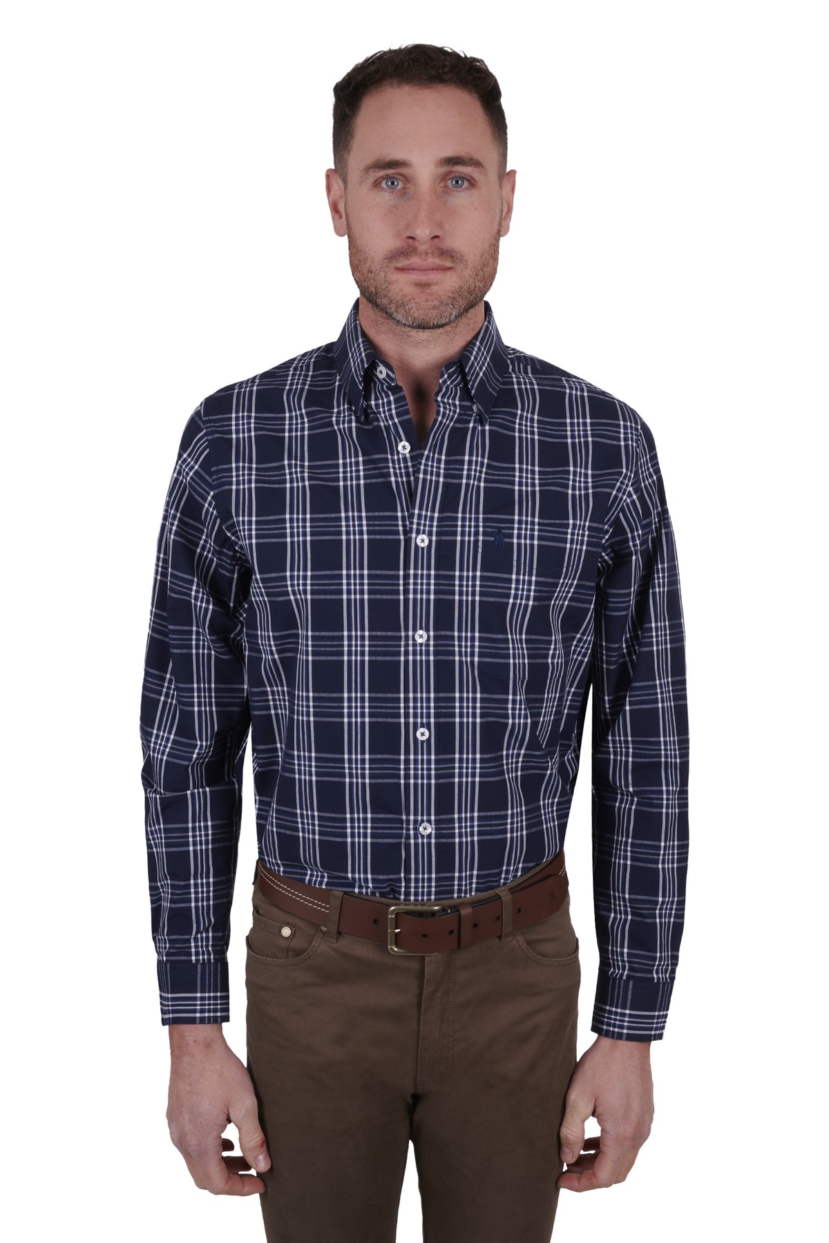 Thomas Cook Mens Spencer 1 Pocket LS Shirt - EOFY Sale