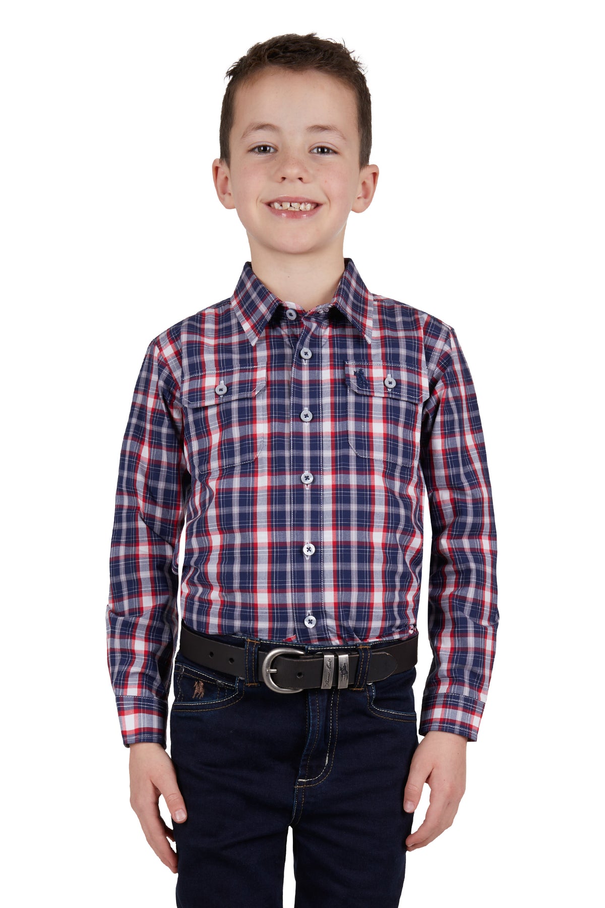 Thomas Cook Boys Colby 2 Pocket LS Shirt