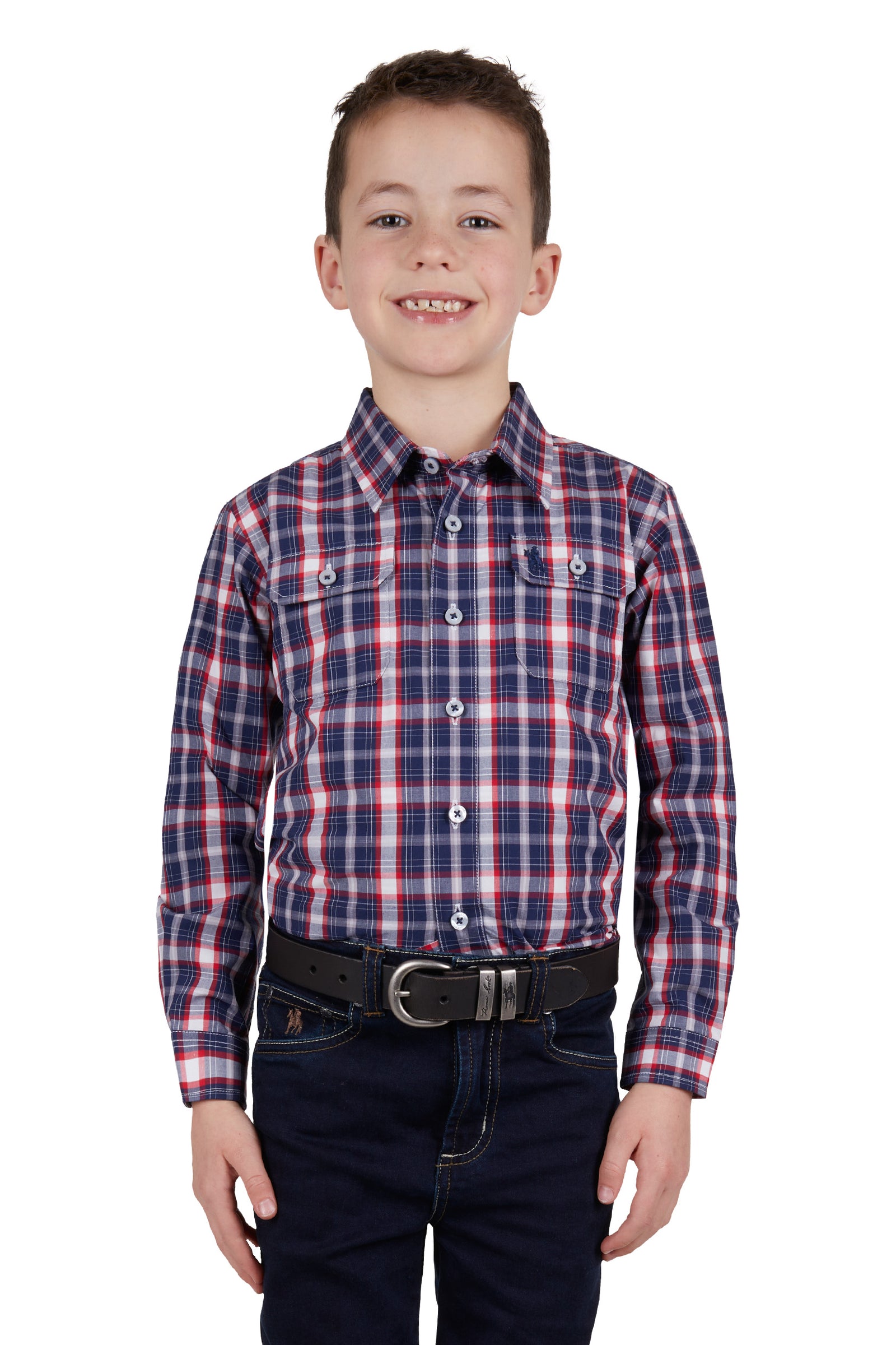 Thomas Cook Boys Colby 2 Pocket LS Shirt