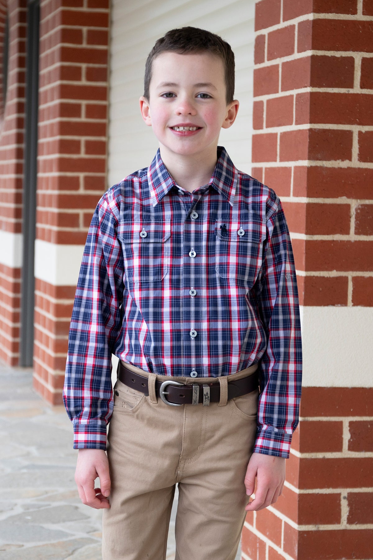 Thomas Cook Boys Colby 2 Pocket LS Shirt