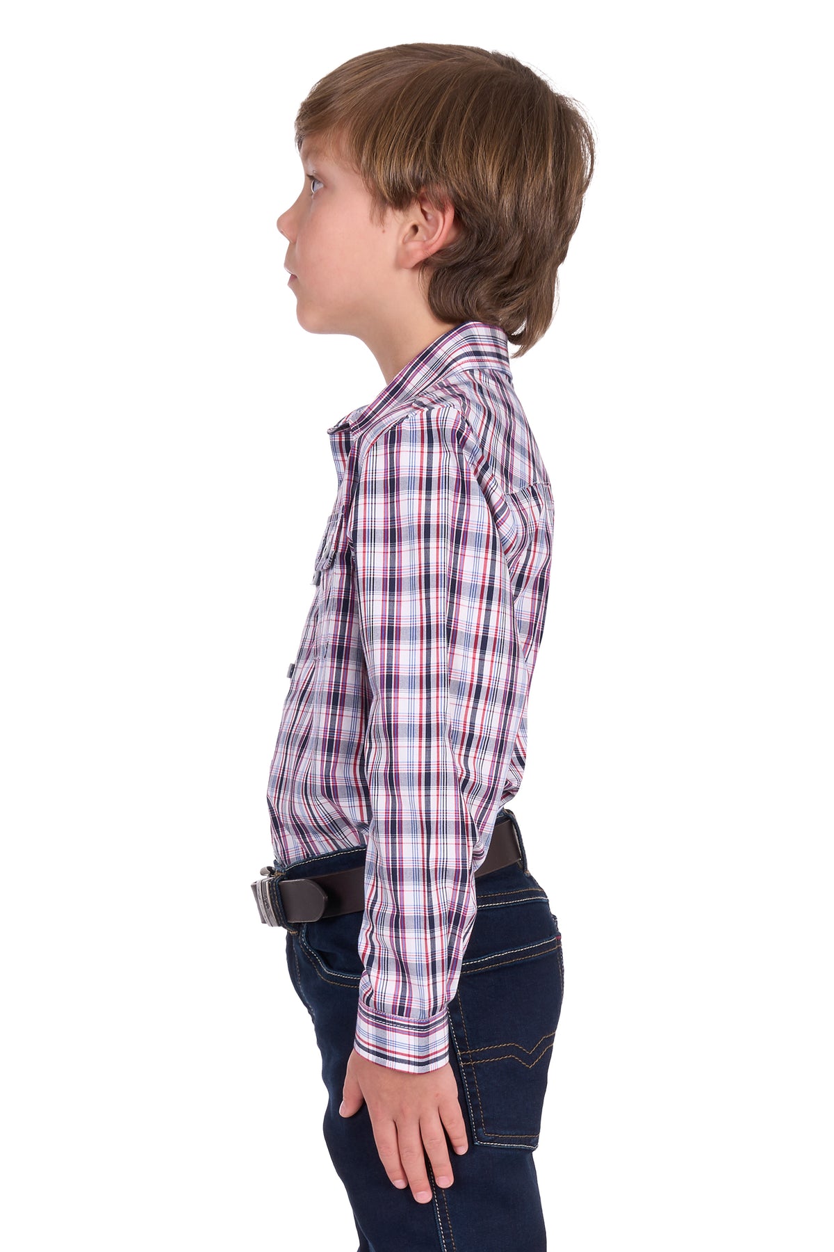 Thomas Cook Boys Jeff 2Pkt LS Shirt - EOFY Sale