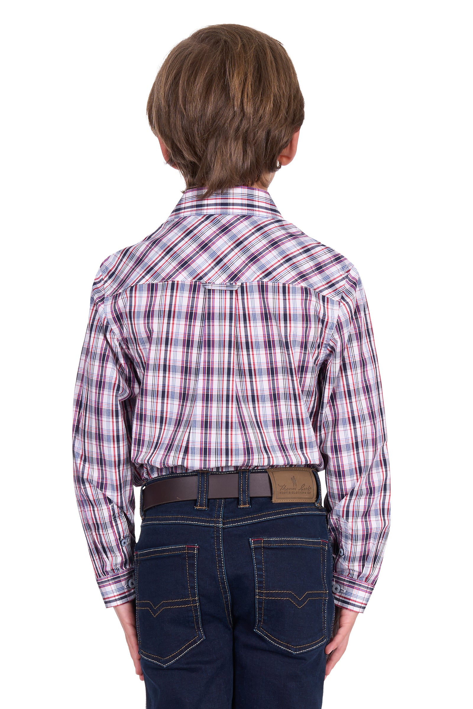 Thomas Cook Boys Jeff 2Pkt LS Shirt - EOFY Sale